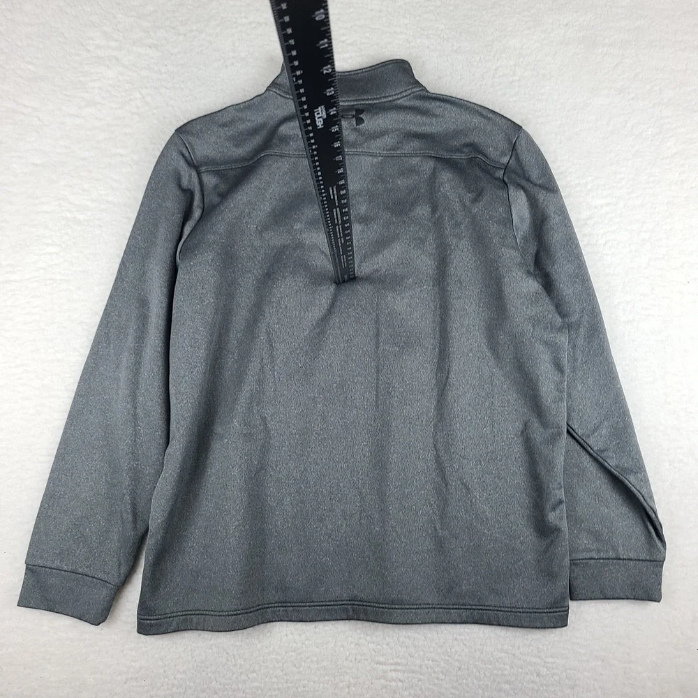 Under Armour Sweater Mens 2XL XXL Dark Gray Loose‎ Coldgear Performance Tech *